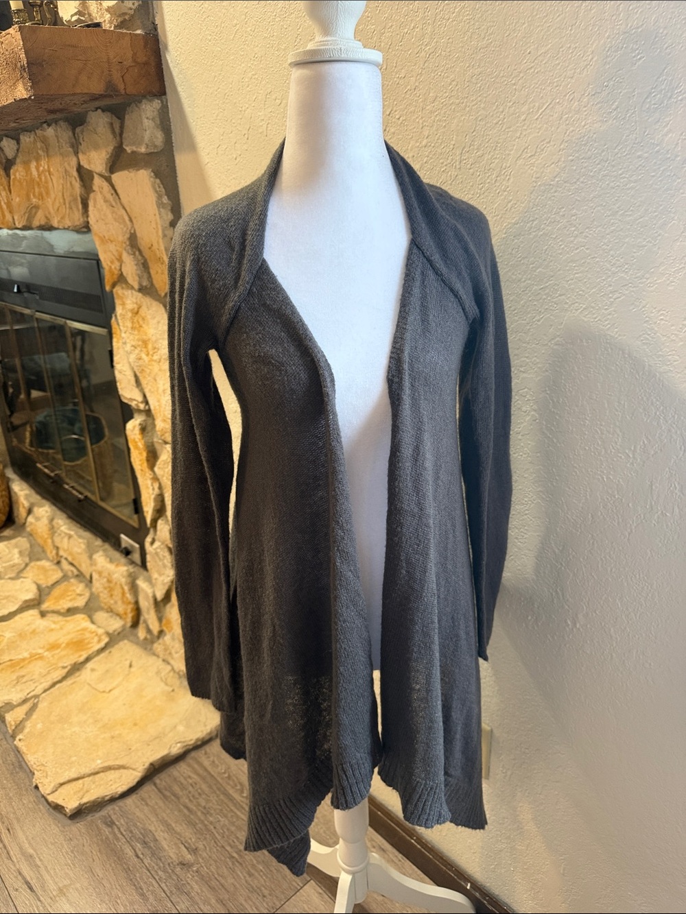Charlotte Russe Y2K dark gray cardigan